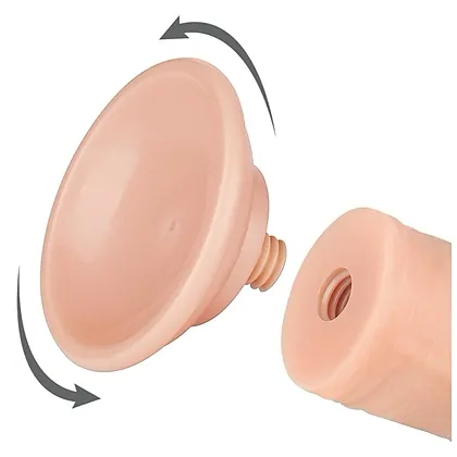 LoveToy Sliding Skin 20 cm — Dildo Realist cu Ventuză