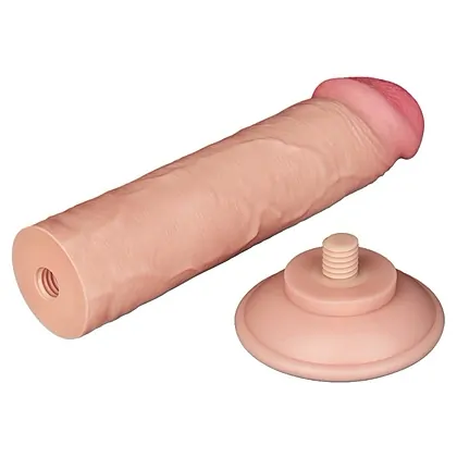 LoveToy Sliding Skin 20 cm — Dildo Realist cu Ventuză