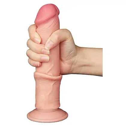 LoveToy Sliding Skin 20 cm — Dildo Realist cu Ventuză