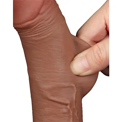 LoveToy Sliding Skin Dildo 19.5 cm, Maro Realist