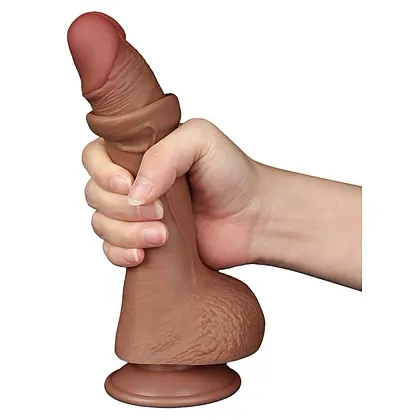 LoveToy Sliding Skin Dildo 19.5 cm, Maro Realist