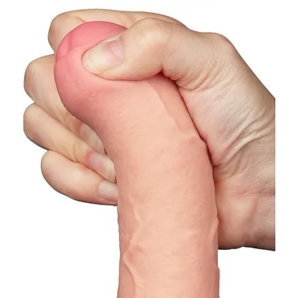 LoveToy Sliding Skin Dildo 20 cm Realist Nude
