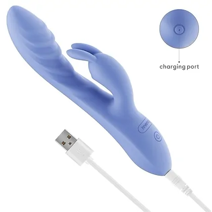Lovetoy Swirl Vibrator Din silicon, 3+7, Reîncărcabil