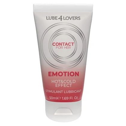 Lube4lovers Emotion Lubrifiant Apă 50 ml Efect Cald Rece