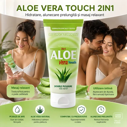 Lubrifiant 2 În 1 Aloe Vera Touch 100 ml