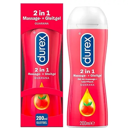 Lubrifiant Durex Play 2 în 1 Massage Guarana 200ml