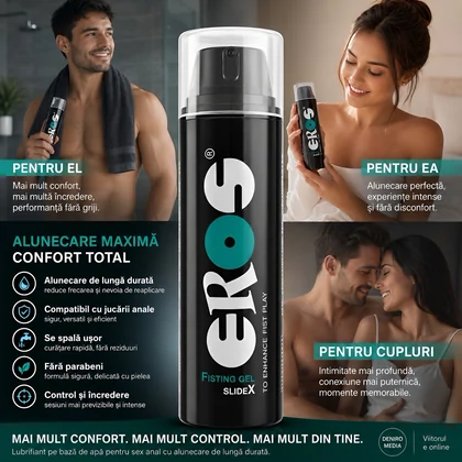 Lubrifiant Eros Action Distracție Cu Pumnul SlideX 200ml