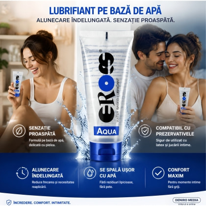 Lubrifiant pe Bază de Apă EROS Aqua 100 ml