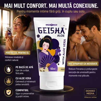 Lubrifiant Cupid Labs Geisha Aloe Hidratant 60 ml