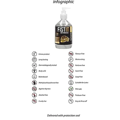 Lubrifiant pe Bază de Apă FISTIT 500ml