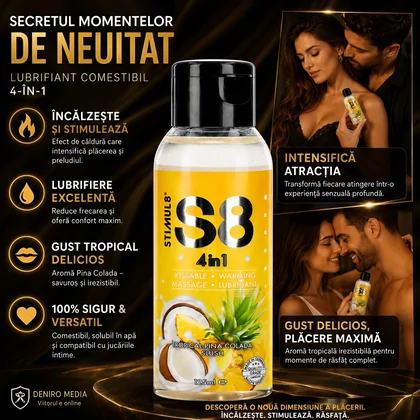 Lubrifiant S8 4-in-1 Dessert Tropical 125ml