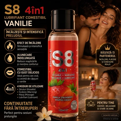 Lubrifiant S8 4-in-1 Dessert Vanilie 125ml
