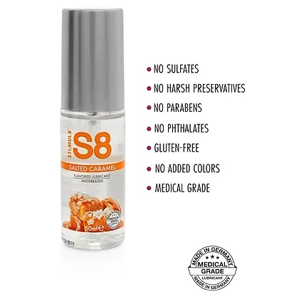 Lubrifiant S8 WB Flavored Caramel Sărat 50ml