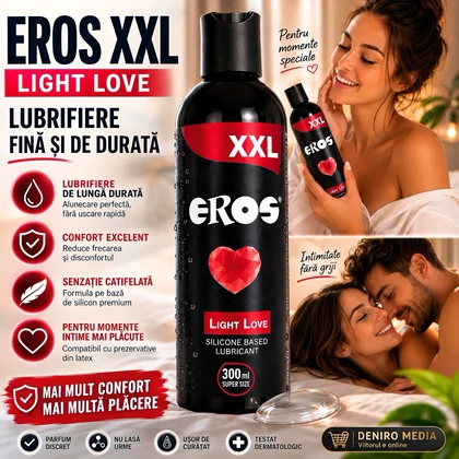 Lubrifiant Siliconic Eros XXL Light Love 300ml