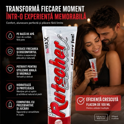 Lubrifiant Anal Super Alunecare fără Miros și Gust 100ml