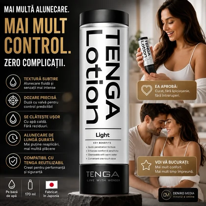 Lubrifiant Tenga Lotion Light pentru Masturbatoare 170 ml