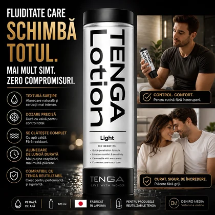 Lubrifiant Tenga Lotion Light pentru Masturbatoare 170 ml