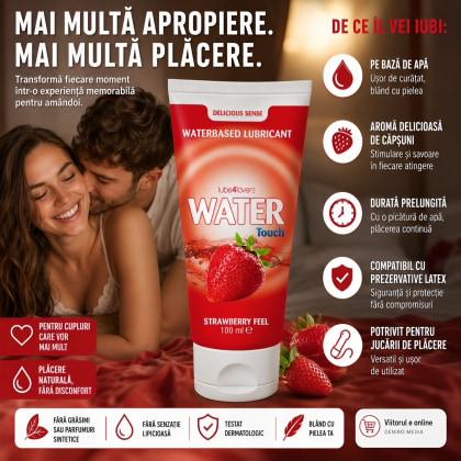 Lubrifiant Water Touch Căpșuni pentru Masaj 100 ml