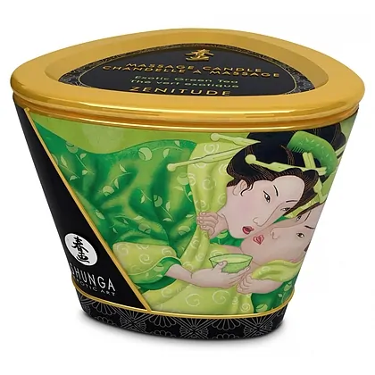 Lumânare Aromată Masaj Green Tea 170ml