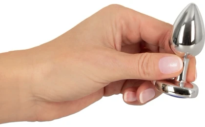 Magic Shiver Plug Anal Metalic 7 cm — Eleganță Discretă Argintiu