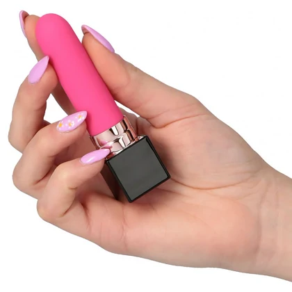 Stimulator Clitoral şi Vaginal în Formă De Ruj Toyz4lovers Roz