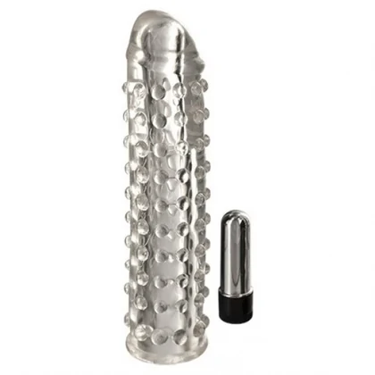 Manșon Cu Vibrații Transparent Din Silicon