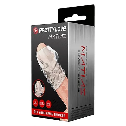 Manșon De Cap Penian Pretty Love Matias – Transparent 6.5 cm