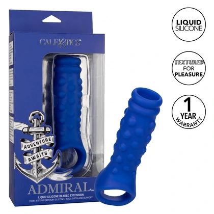 Manșon Penis Beaded Extension Albastru