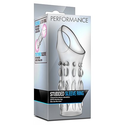 Manșon Penis Performance Studded Texturat pentru Parteneră