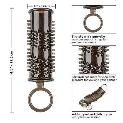Manșon Penis Pleasure Enhancer Gri