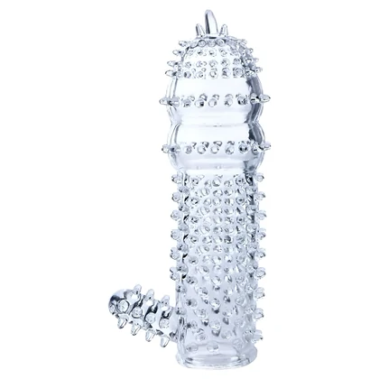 Manșon Pentru Penis Cu Striații Transparent
