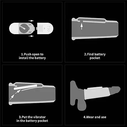 Manson Vibrator Lovetoy Knights Ring Alb
