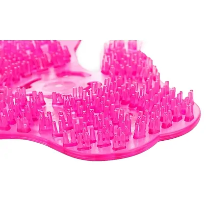 Mănușă Pentru Masaj Cu Bile De Rulare Roz