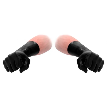 Mănuși Latex Short Fist It Negru