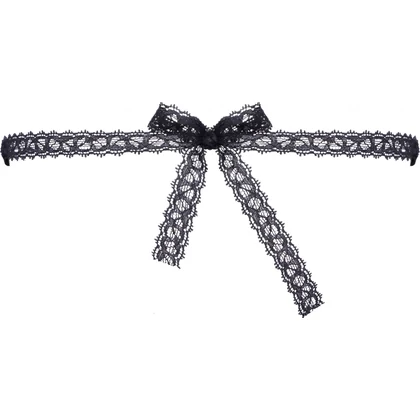 Masca Brodată Elegantă Cottelli Collection Unisize Negru