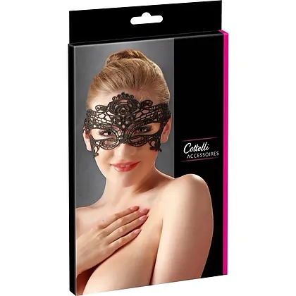 Mască Cottelli Collection Brodată Negru