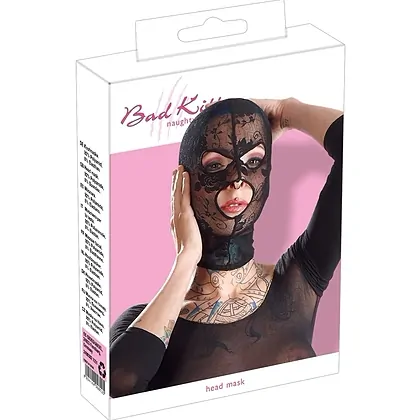 Mască Dantelă Bad Kitty Negru