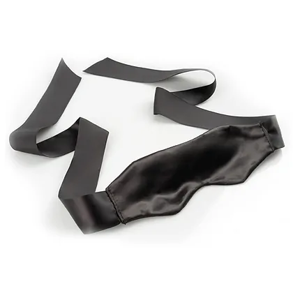 Mască Din Satin Negru