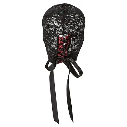 Mască Scandal Corset Lace Negru