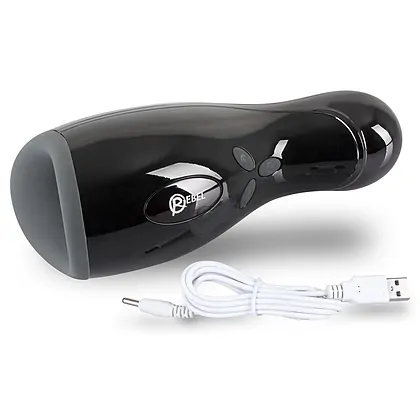 Masturbator Bărbați Cu Încălzire 3 Rebel Negru