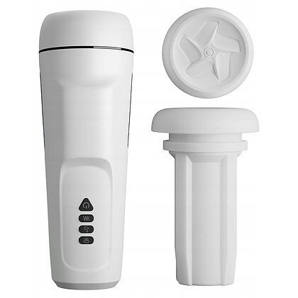 Masturbator Cu Vibrații Și Încălzire Marissa Alb