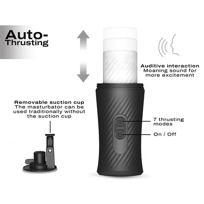 Masturbator Dorcel Mișcare Automată Negru