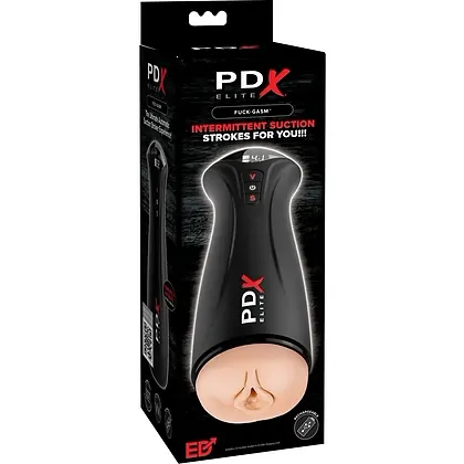 Masturbator Pipedream PDX Elite Auto-Sucțiune Texturată Negru