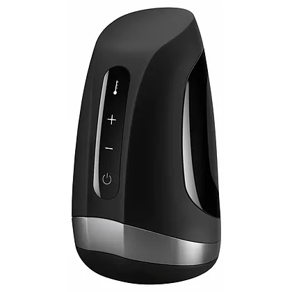 Masturbator Satisfyer Cu Vibrație Pulsație Și Încălzire Negru