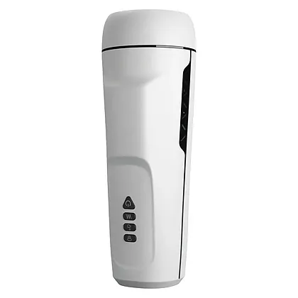 Masturbator Sienna Cu Vibrații Voce Și Sucțiune Alb