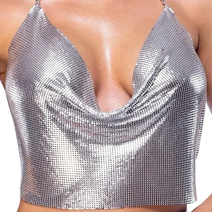 Metal Top Cottelli Collection Argintiu S-L