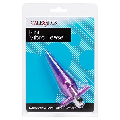 Mini Plug Anal CalExotics — Compact, 2 Moduri Vibrații Roz