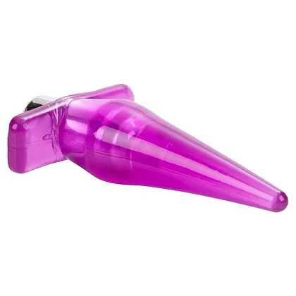 Mini Plug Anal CalExotics — Compact, 2 Moduri Vibrații Roz