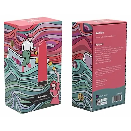 Mini Vibrator Magic Motion Awaken Rosu