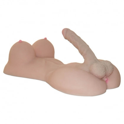 Mistress Ladyboy Masturbator 6,1 Kg — Dildo 20 cm Realist